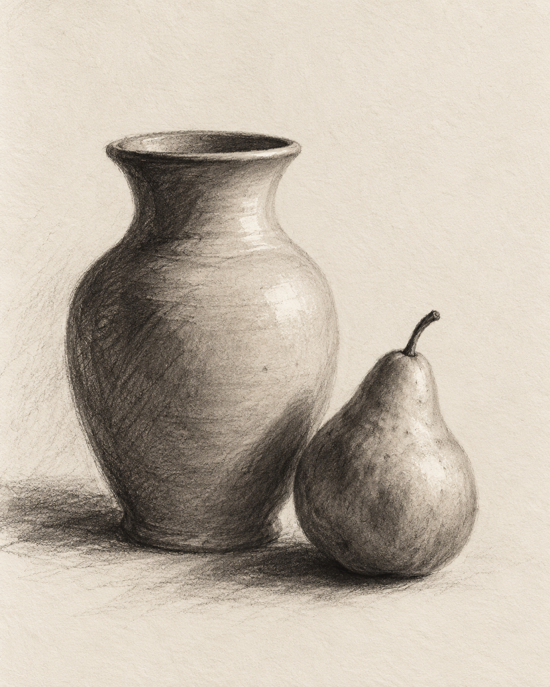 Sample drawing: The quiet things